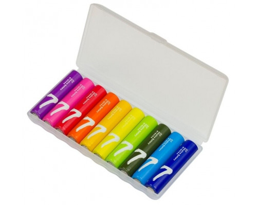 Батарейки алкалиновые ZMI Rainbow типа AAA (уп.10 шт.) (AA701), цветные