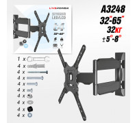 Кронштейн наклонно-поворотный для Live-Power ТВ T4 (32"/65")