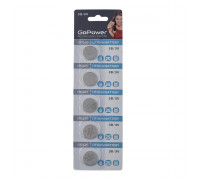 Батарейка GoPower CR1620 BL5 Lithium 3V (5/100/2000)