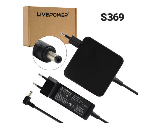 Блок питания универсальный SP504 20V/3.25A (5.5*2.5) 65W кабель 1,8м