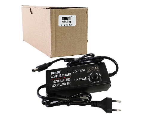 Блок питания унив.3V-24V/3A LP-395 с раз. 5,5*2,5