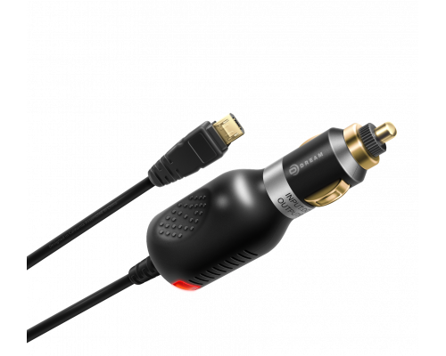 АЗУ для видеорегистратора (microUSB, 2A, 3.3M) черный DREAM STYLE