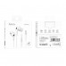 Наушники HOCO M101 Pro Crystal sound wire-controlled earphones with microphone (белый)