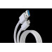 Кабель 2 В 1 MicroUSB/LIGHTNING B4 1M белый DREAM