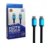 Кабель HDTV 4K 2.0 high speed 1,5м (силиконовый)
