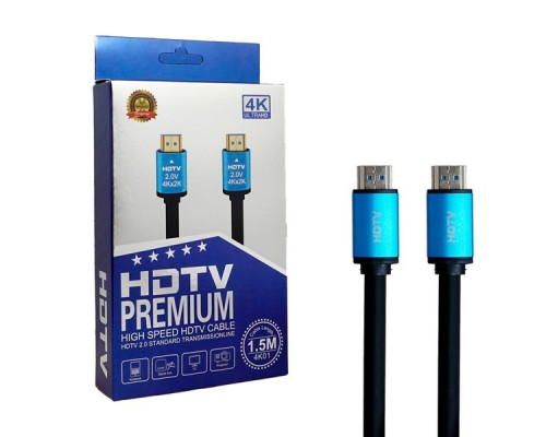 Кабель HDTV 4K 2.0 high speed 1,5м (силиконовый)