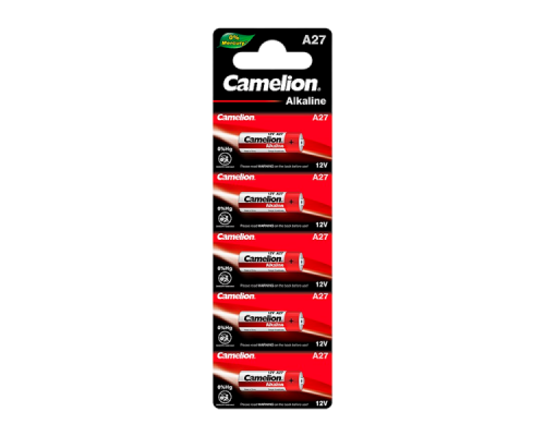 Батарейка Camelion LR27/A27/MN27 BL5 Alkaline 12V 0%Hg (5/50/1800)