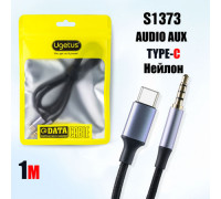 Аудио-Кабель Ugetus UG04 Type-C на Audio aux 1м (black)