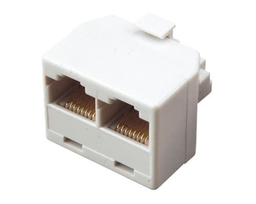 Rexant Компьютерный двойник RJ-45(8P-8C) (штекер - 2 гнезда)  REXANT