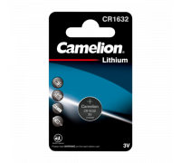 Батарейка Camelion CR1632 BL1 Lithium 3V (1/10/1800)