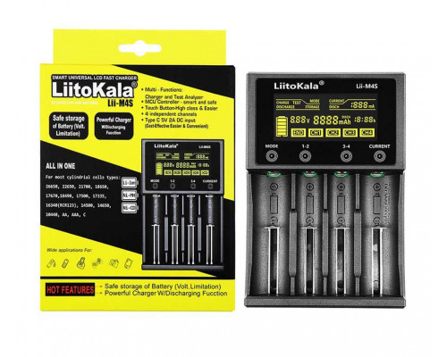 Зарядное устройство Liitokala Lii-M4S (Type-C)