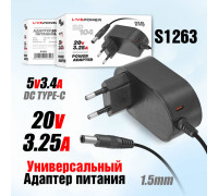 Блок питания Live-Power 20V SP104 20V3.25A (5,5*2,5)