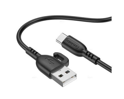 Кабель Borofone BX91 Symbol charging data cable Type-C 3A. 1m (черный)
