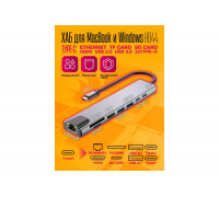 Type-c-концентратор 8 портов, хаб Type-C, USB, micro SD 3.0 для MacBook HB44 (скидка 50 процентов)