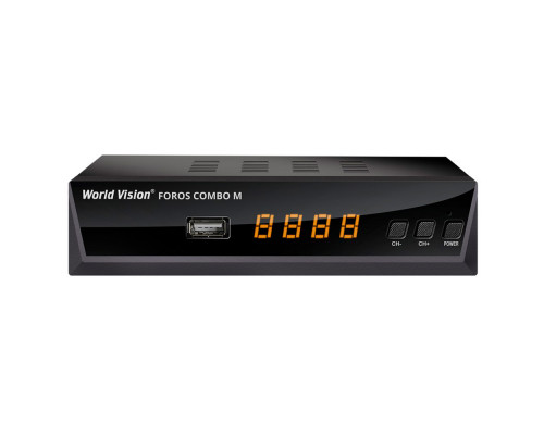 IPTV приставка DVB-T2/C/S2 WV Foros Combo M