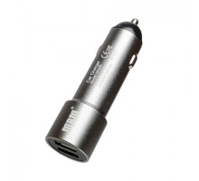 Автомобильное зарядное устройство MR60A Metal 5V/2.4A 2USB (grey) без упаковки