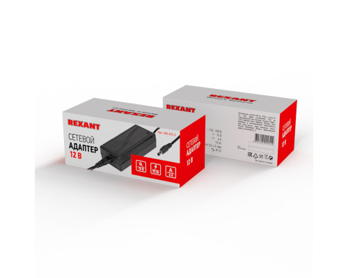 Источник питания 110-220 V AC/12 V DC 6 А 72 W с DC разъемом подключения 5.5х2.1, без влагозащиты (I
