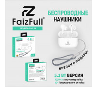 Беспроводные наушники FaizFull FAIZ 84 вакуумные