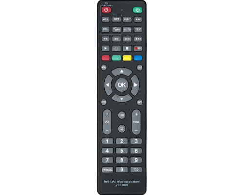 Пульт ClickPdu DVB-T2+3-TV Ver.2026 для ресивера