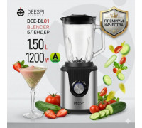 Блендер стационарный deespi DEE-BL01 (1200W, 1,5л, скоростей - 2, стакан)