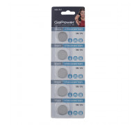 Батарейка GoPower CR1616 BL5 Lithium 3V (5/100/2000)