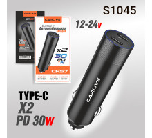 Автомобильное зарядное устройство Carlive CR57 PD25W + PD25W (Black)