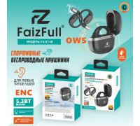Беспроводные наушники FaizFull FAIZ 148 Black OWS+ENC IPX5  BT5.3