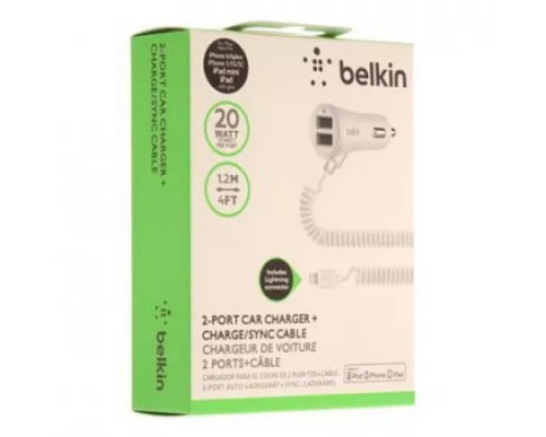 АЗУ Belkin 2USB 3,1А со шнуром V8 Micro 1,2м (скидка 80 процентов)