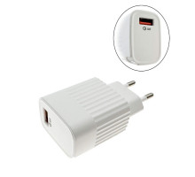 Сетевое зарядное устройство LP XQ25 5V/3.1A 1USB QC3.0 18W White без упаковки