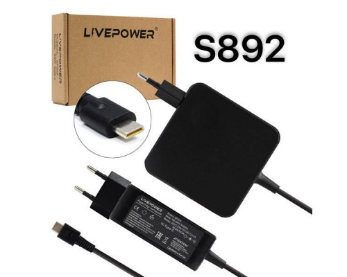 Блок питания универсальный SP503 20V/3.25A (Type-C) 65W кабель 1.8м (S892)
