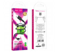 Кабель HOCO X83 Type-C Victory charging data cable 3A, 1m (черный)