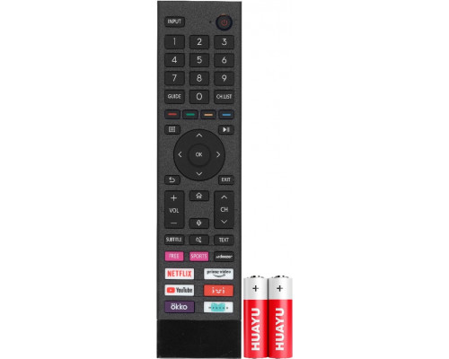 Hisense ERF3E80H ( ic ) LCD SMART TV с голосовой функцией (  с батарейками Huayu alkaline в комп