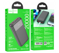 Аккумулятор внешний резервный HOCO J121A Fast 22.5W+PD20W with digital display 20000mAh (черный)