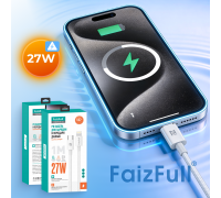 Кабель для телефона FaizFull FR118 PD(1м 27w) 17-pro max