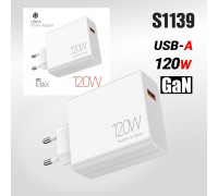 Сетевое зарядное устройство deespi DE08 120W White