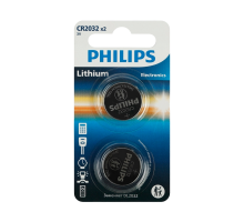 Батарейка Philips CR2032 BL2 Lithium 3V (2/40/400)