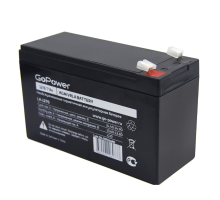 Аккумулятор свинцово-кислотный GoPower LA-1270 12V 7Ah клеммы T2/ F2 (1/5)