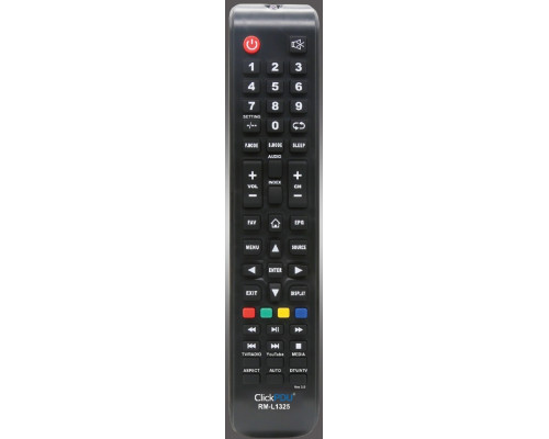 ClickPdu, DEXP, DNS, Doffler RM-L1325 ver3.0 (корпус пульта как 16A3000) Универсальный пульт для тел