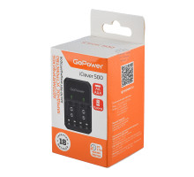 З/У для аккумуляторов GoPower iClever500 AA/AAA/Крона Ni-MH/Ni-Cd 4 слота (1/40/80)