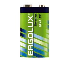 Батарейка Ergolux Крона 6F22 Shrink 1 Zinc Carbon 9V (1/12/480)