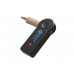 Ресивер BLUETOOTH B01 (AUX, Mic, MicroUSB) BLACK 1PC/POLYBAG