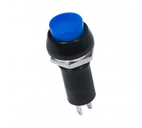 Выключатель-кнопка  250V 1А (2с) ON-OFF  синяя  REXANT