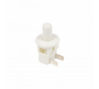 Выключатель-кнопка 250V 2.5А (2с) ON-(OFF)  Б/Фикс  белый (мебельная)  REXANT