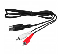 Шнур DIN 5 Pin - 2 RCA, длина 1,2 метра REXANT