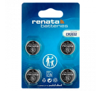 Батарейка Renata CR2032 BL4 Lithium 3V (4/40/400)