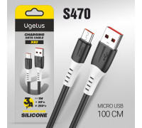 Кабель USB X82 Micro силиконовый 1000mm (Black)