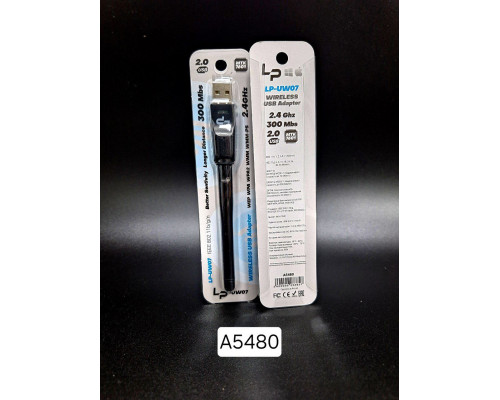 USB Адаптер WiFi  LP-UW07 Antenna (chipset MTK7601) 150Mbps/2,4GHz