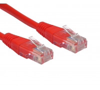 Патч-корд Ripo UTP Cat 5E, RJ45, 0,5 m (красный)