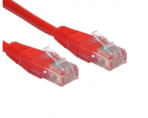 Патч-корд Ripo UTP Cat 5E, RJ45, 0,5 m (красный)