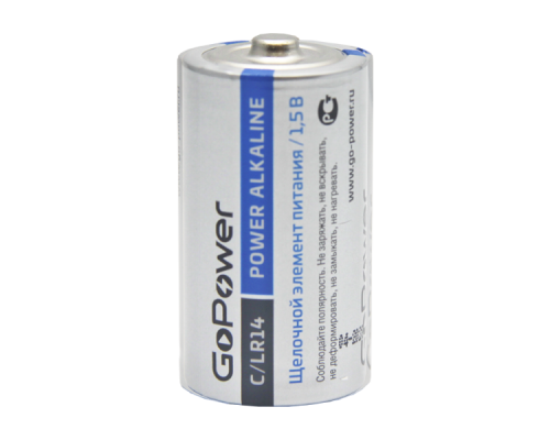 Батарейка GoPower LR14 C BL2 Alkaline 1.5V (2/12/192)